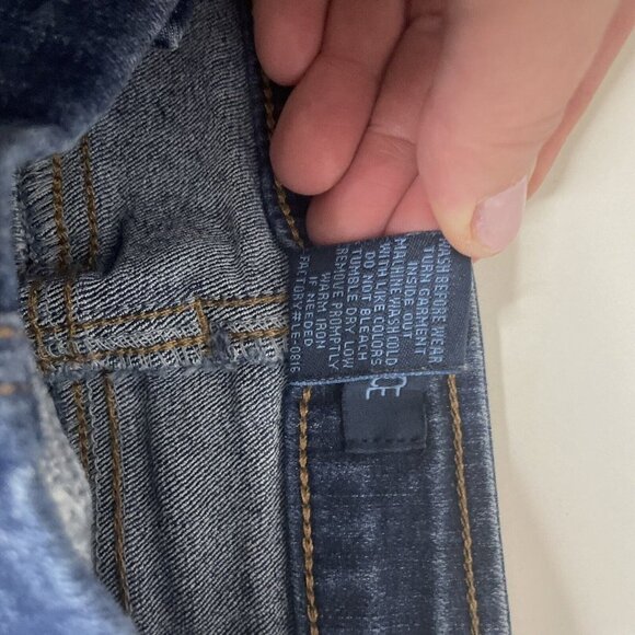 Blue Spice Dark Denim Sailor Shorts, Juniors Size 3 - Hot Pants, Booty Shorts - Picture 9 of 10